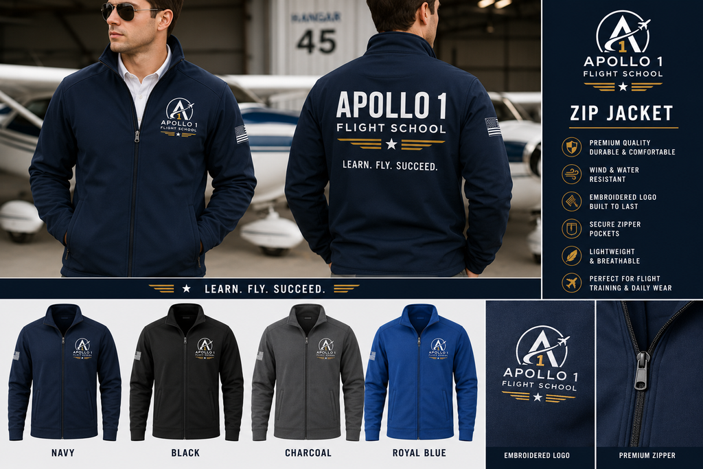 Warm zip pilots jackets