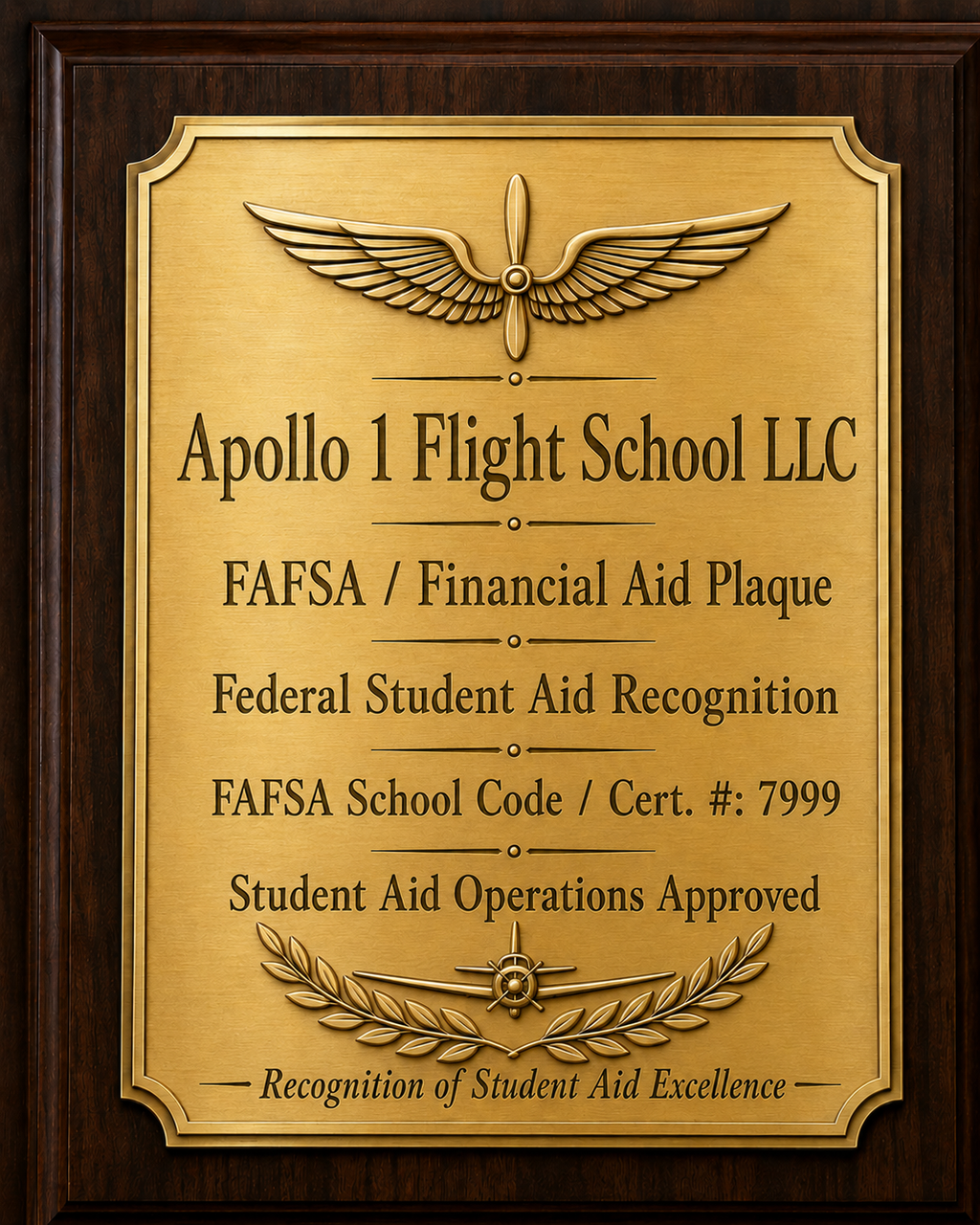Pilot course Apollo 1 flight school LLC