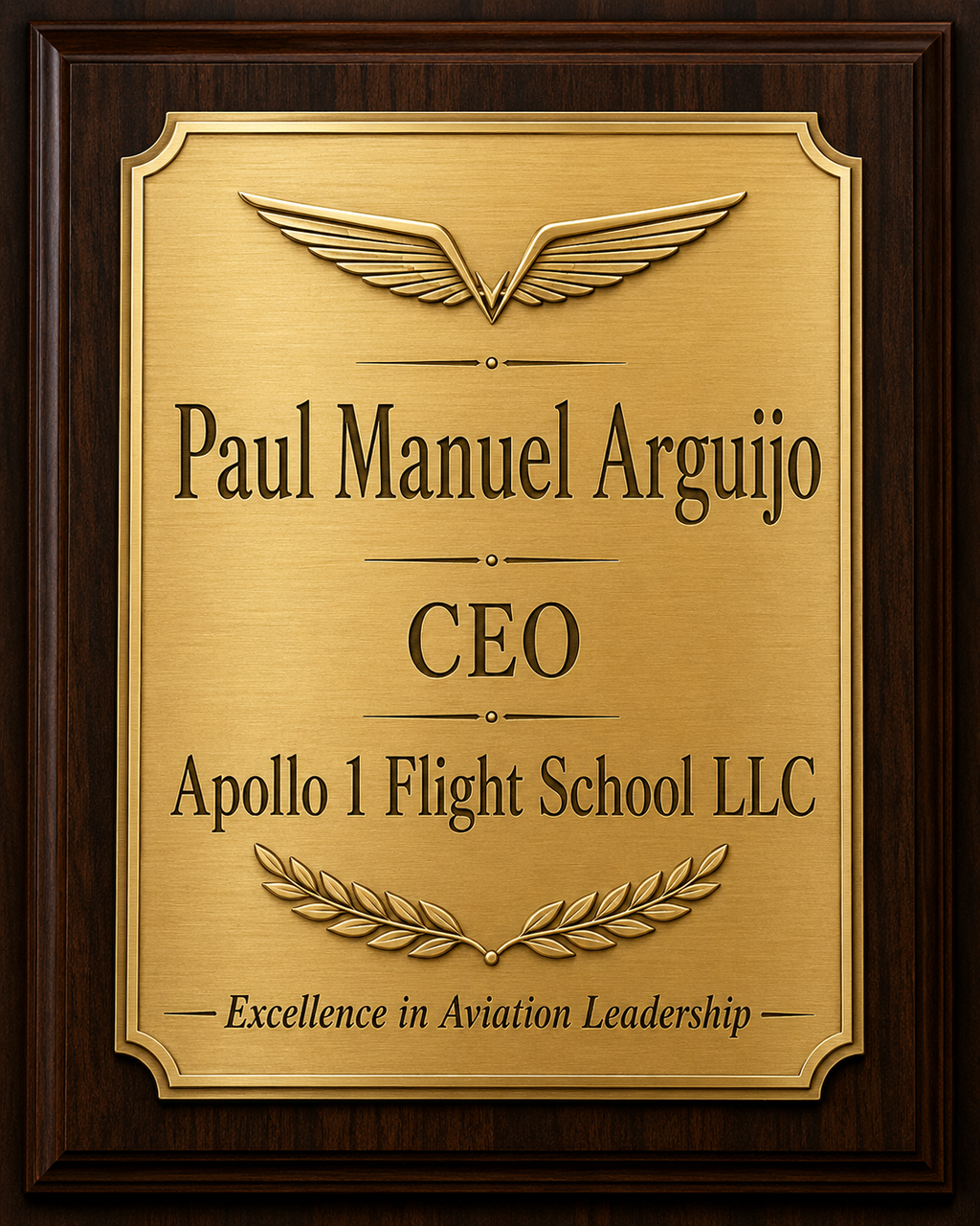 Pilot course Apollo 1 flight school LLC
