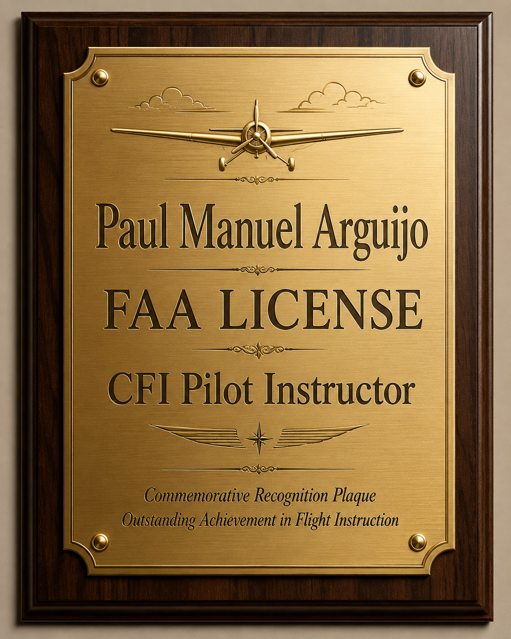 Pilot course Apollo 1 flight school LLC